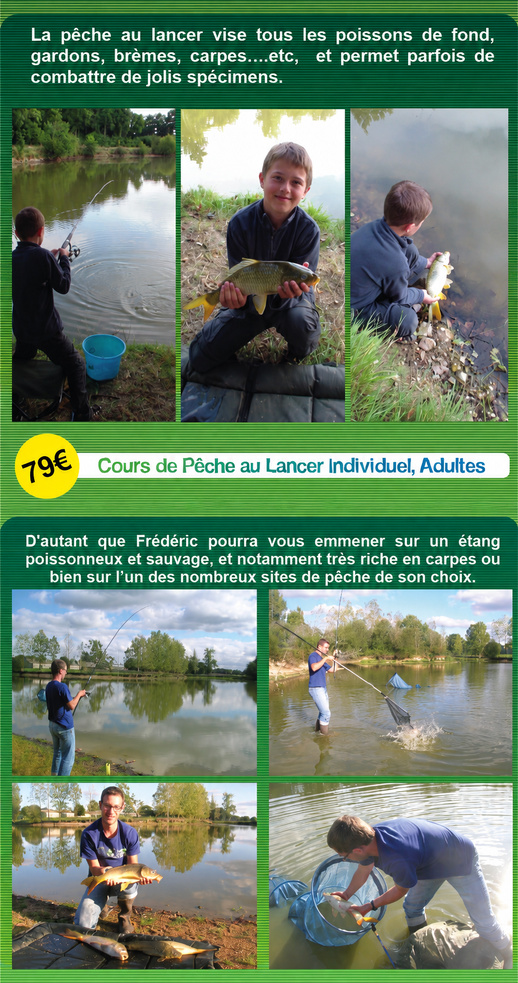 Stage Pêche au Lancer en Vendée Stage Pêche au Lancer en Vendée
