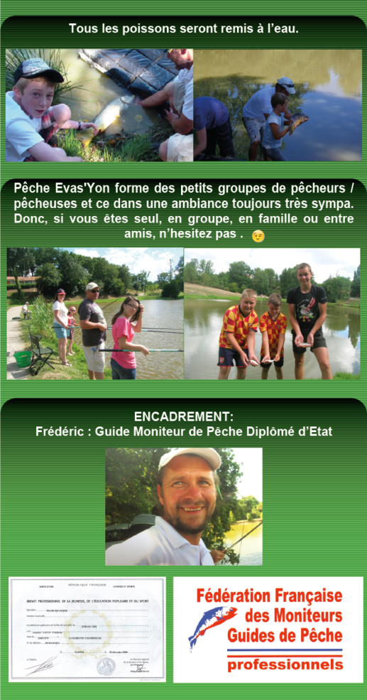 Animations Estivales Pêche en Vendée