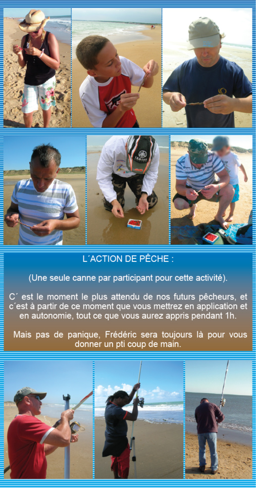 Stage Découverte du Surf-Casting en Vendée, en Groupe Stage Découverte du Surf-Casting en Vendée, en Groupe