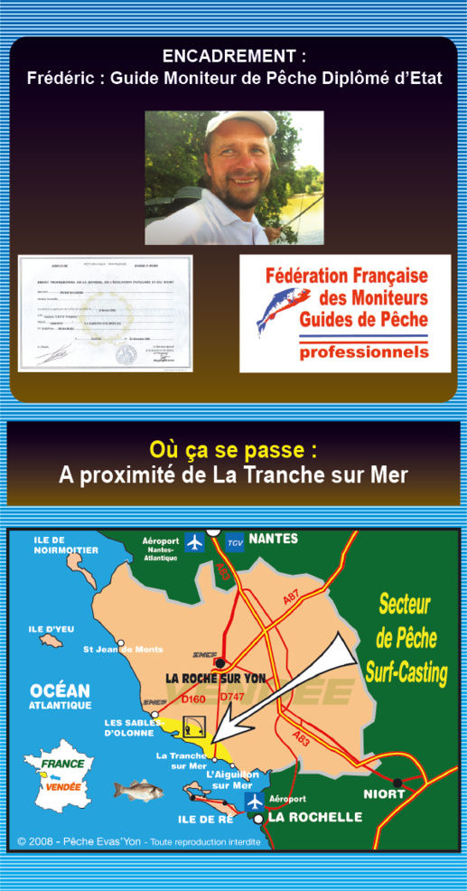 Stage Découverte du Surf-Casting en Vendée, de Nuit Stage Découverte du Surf-Casting en Vendée, de Nuit