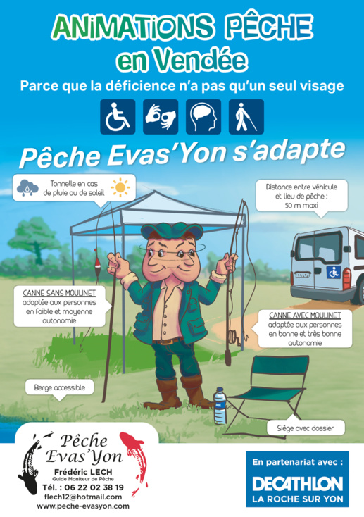Animations Pêche Adaptée en Vendée