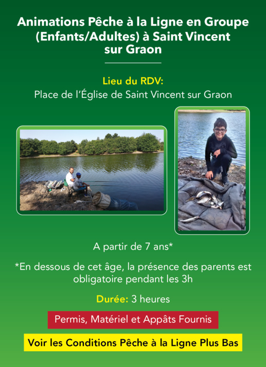 Animations Pêche à la Ligne en Groupe, en Vendée