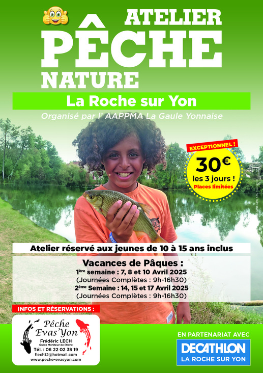 Atelier Pêche Nature La Roche sur Yon