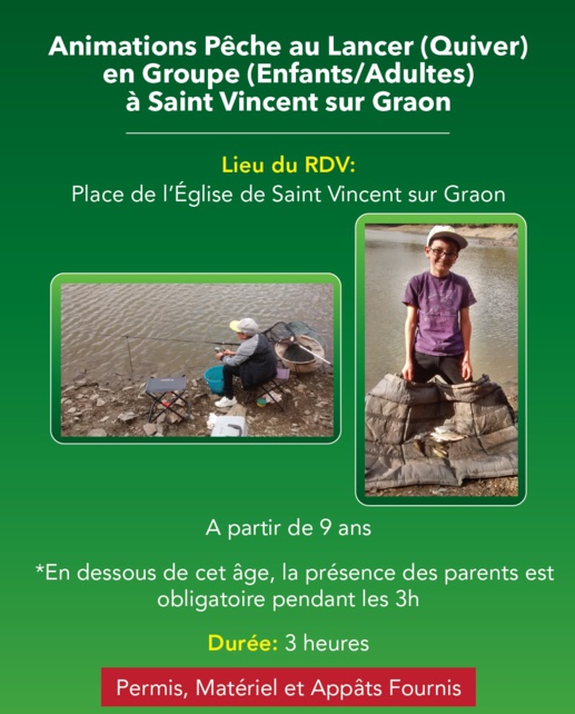 Programmation Animations Pêche Juillet - Août 2024 Programmation Animations Pêche Juillet - Août 2024