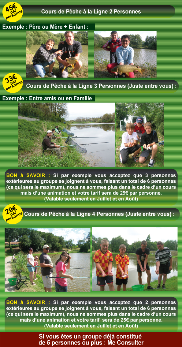 Stage de Pêche à La Ligne en Vendée