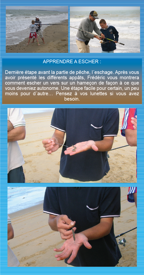 Stage Découverte du Surf-Casting en Vendée, en Groupe Stage Découverte du Surf-Casting en Vendée, en Groupe
