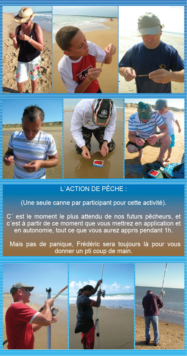 Stage Découverte du Surf-Casting en Vendée, en Groupe Stage Découverte du Surf-Casting en Vendée, en Groupe