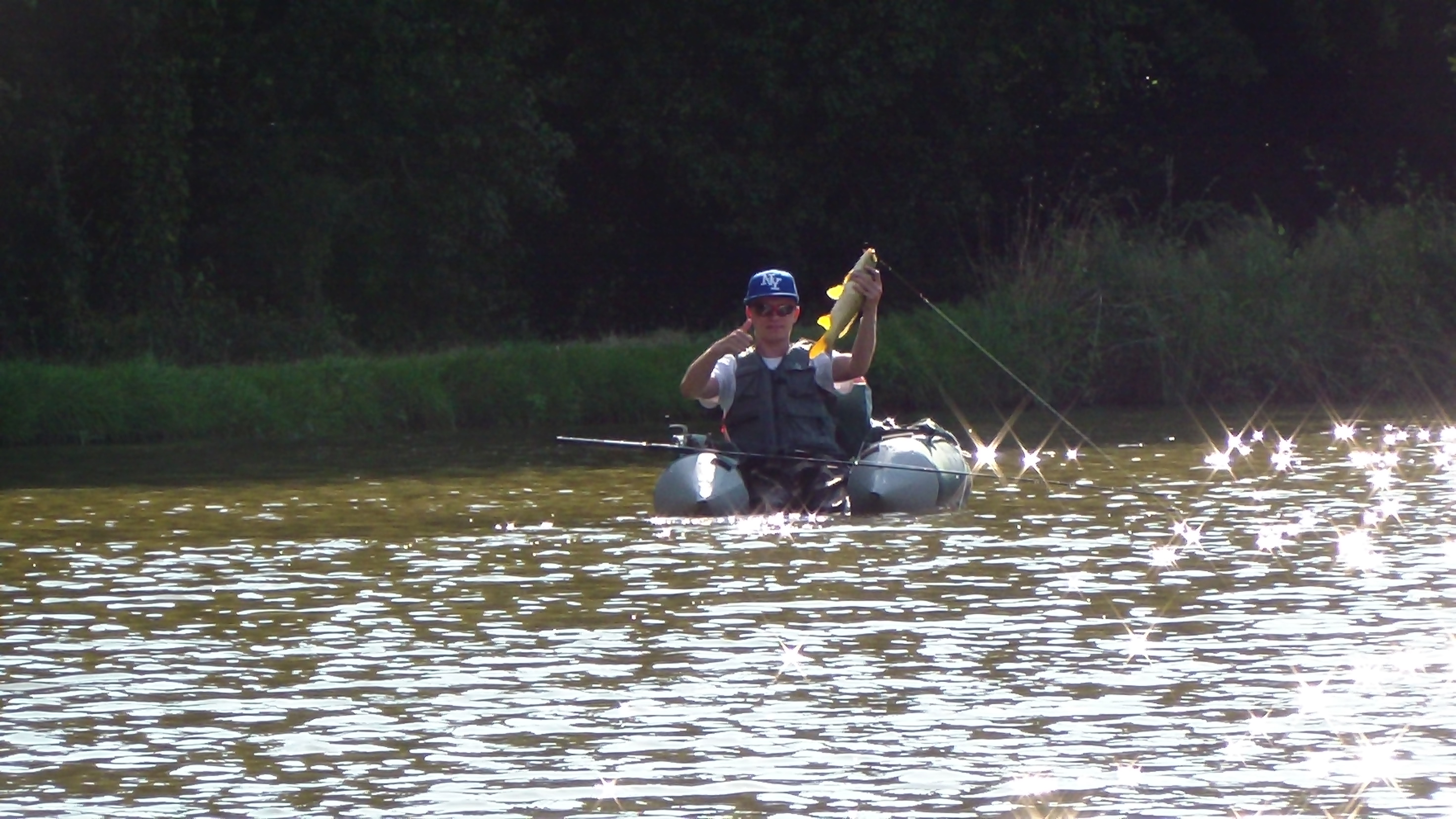 Pêche des Carpeaux depuis Flaot-Tube