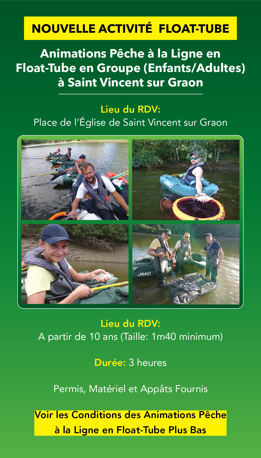Pêche à la Ligne en Float-Tube