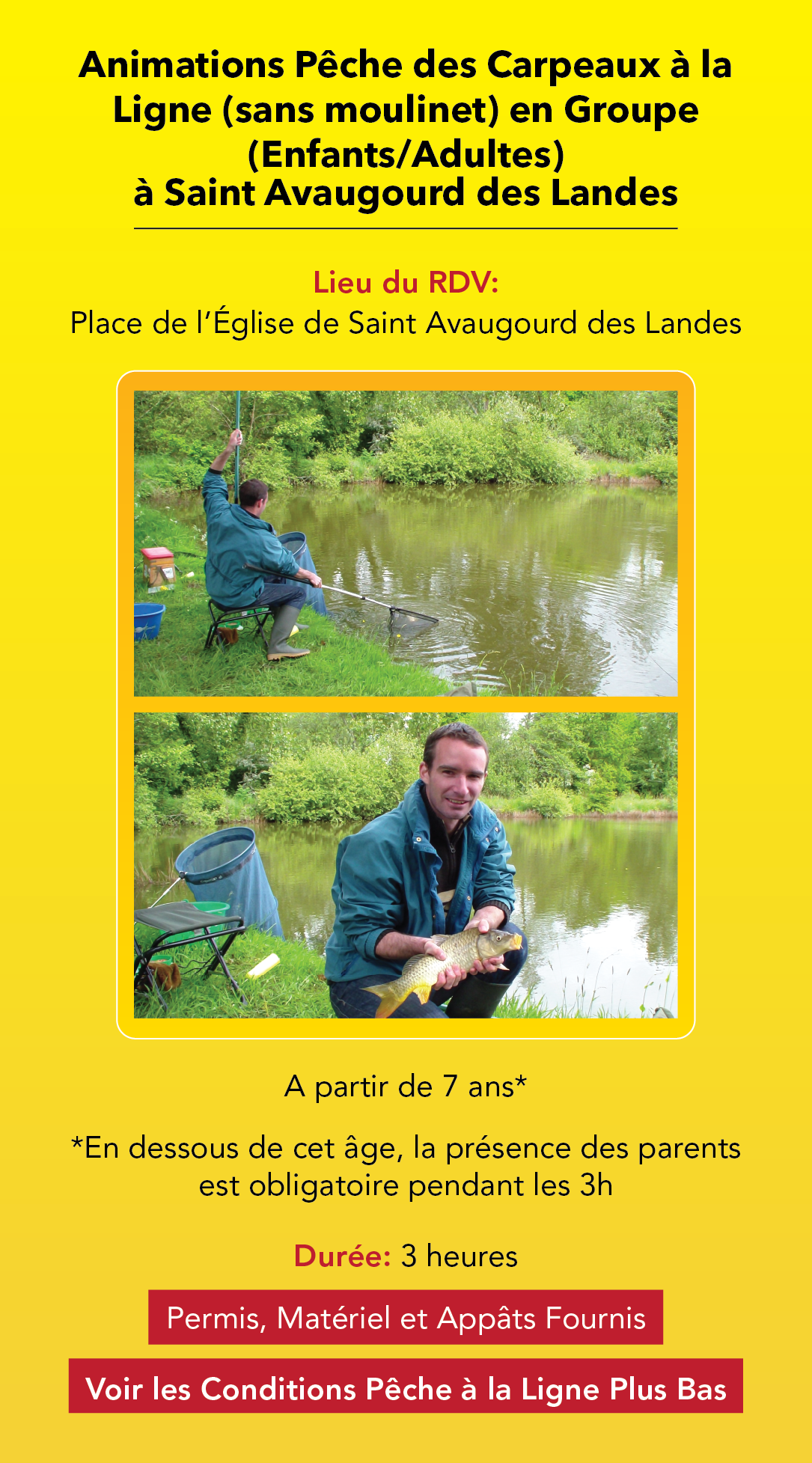 ANIMATIONS ESTIVALES PÊCHE JUILLET / AOÛT 2023 ANIMATIONS ESTIVALES PÊCHE JUILLET / AOÛT 2023